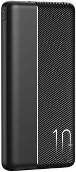 WIWU Wi-P032 Dual USB-A and Type-C PD LED Light Battery Life Series 10000mAh Power Bank - Black|18 Months Warranty