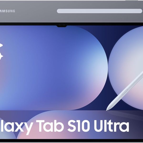 Samsung Galaxy Tab S10 Ultra, AI Tablet, Android Tablet, WIFI, 12GB RAM, 256GB Storage, AMOLED Display, Anti-reflection, Durable, S Pen Included, Moonstone Gray (UAE Version)
