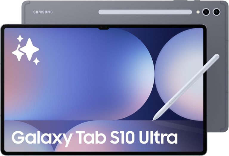 Samsung Galaxy Tab S10 Ultra, AI Tablet, Android Tablet, WIFI, 12GB RAM, 256GB Storage, AMOLED Display, Anti-reflection, Durable, S Pen Included, Moonstone Gray (UAE Version)