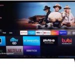 Pluto Smart LED TV, 4K Ultra HD, Android 13, Frameless Design, Built-in Receiver, Voice Control Remote, HDMI USB AV Inputs, 16:9 Screen Ratio (65, Inches) with Stand