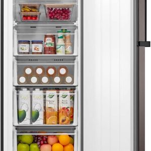 ⁦TOSHIBA Deep Frezzer GR-RU312WE-DMN(06) 238L, FRZ/REF Convertible, Ultra Big Box, Energy saving, Total No Fotest, Multi-Air flow, Fast freez, Fast Cooling, Electronic Control, Morandi Grey⁩ - الصورة ⁦4⁩