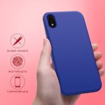 ⁦Dl3 Mobilak Compatible with iPhone XR Case, Liquid Silicone Case, Full Body Protective Cover, Shockproof, Slim Phone Case, Anti-Scratch Soft Microfiber Lining (Pepsi)⁩ - الصورة ⁦5⁩