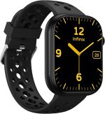 ⁦Infinix XWatch H4 (XW4L)- Black,2.04" full touch HD screen, IP68 Waterproof, 10 days Normal usage time, BT V5.3, 45g,Heart rate,SPO2,300mAh battery, magnetic charging, supports call,12 Month Warranty⁩ - الصورة ⁦2⁩
