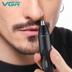 ⁦VGR V-613 Ear, Nose & Eyebrow Trimmer Professional USB Rechargeable Nose Trimmer for Men and Women Nose Clippers Eyebrow Facial Hair Trimmer Body Grooming Kit IPX5 Waterproof Dual Edge Blades⁩ - الصورة ⁦9⁩