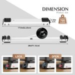 ⁦EWX Heavy Duty Appliance Rollers, Fourth Generation Extendable Appliance Rollers Adjustable Base For Washer and Dryer, Easily Move Washing Machine, Furniture,Refrigerators,Wine cooler⁩ - الصورة ⁦2⁩
