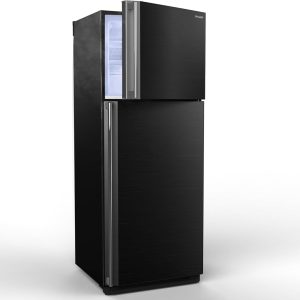 ⁦Sharp SJ-48C(BK) No Frost Refrigerator with 2 Doors, 396 Liters, Black⁩ - الصورة ⁦5⁩