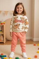 ⁦Baby Boys and Girls Set 8 Months to 3 Years Old Comfy Hoodie and Pants Set⁩ - الصورة ⁦2⁩