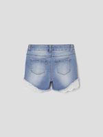 name it Boy's Salli Slim Denim Shorts - الصورة 2