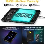 ⁦Ulefone Armor Pad 2 11 inch 2K FHD+ Screen Rugged Tablet, 18600mAh, Camping Light, Octa Core 16GB + 256GB Android 13, 48MP Rear Camera, 4G Dual SIM IP68 Waterproof Android Tablet GPS NFC-Yellow⁩ - الصورة ⁦4⁩