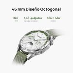 ⁦HUAWEI WATCH GT4 46MM SMARTWATCH, UPTO 2-WEEKS BATTERY LIFE, PULSE WAVE ARRHYTHMIA ANALYSIS, 24/7 HEALTH MONITORING, COMPATIBLE WITH ANDRIOD & IOS, STAINLESS STEEL, GRAY⁩ - الصورة ⁦2⁩
