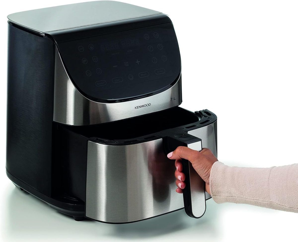 ⁦Kenwood HEALTHY FRYER 7L 1800W HFM80.000SS - Silver⁩ - الصورة ⁦8⁩