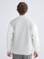 ⁦LC WAIKIKI Men Standard Fit Long Sleeve College Jacket⁩ - الصورة ⁦3⁩