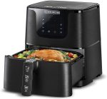 Black & Decker Digital AF700-B5 Pan - Black, 5.8L - الصورة 4