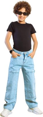 ⁦Widelage Carpenter Jeans Boys Light Blue⁩ - الصورة ⁦2⁩