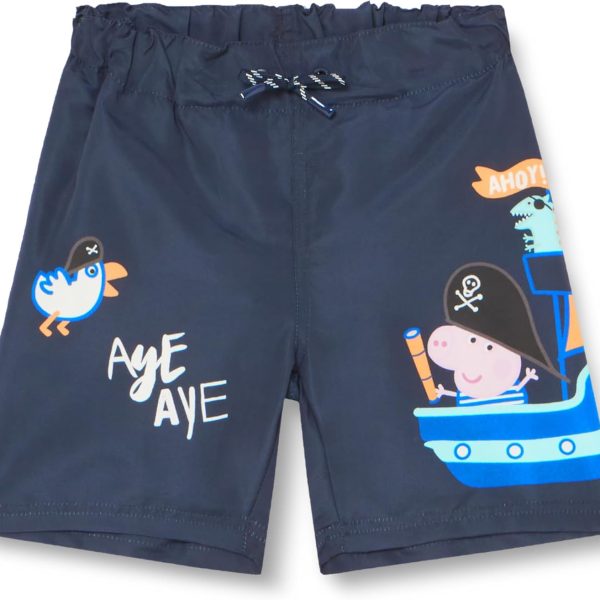 شورت سباحة طويل موتي باو باترول للأولاد من نيم ات - ياقوتي غامق، مقاس سنتين