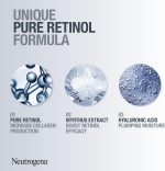 ⁦Neutrogena Retinol Boost Anti-Age Serum, Face Serum, 30ml, Complete Eye Area Skin Care Hydration Regime with Retinol, Collagen, Myrthus, and Hyaluronic Acid, Improves Skin Tone and Texture⁩ - الصورة ⁦3⁩