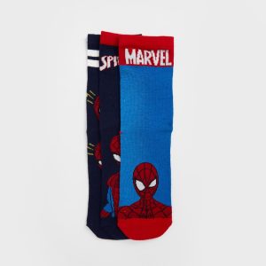⁦LC WAIKIKI Boy Spider-Man Patterned Ankle Socks 3-pack⁩ - الصورة ⁦2⁩