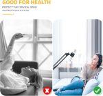 ⁦SHAWE Cell Phone Holder, Clip Clamp for Desk, Universal Stand Mount With Flexible 360 Rotation, Long Arm Bracket for 3.5-6.5in Devices, Mobile Stand for Bed, Office, Kitchen⁩ - الصورة ⁦5⁩