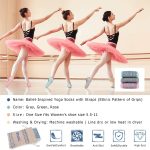 ⁦Showday Yoga Socks for Women Non-Slip Grips & Straps, Ideal for Pilates, Pure Barre, Ballet, Dance, Barefoot Workout⁩ - الصورة ⁦5⁩