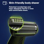 ⁦Philips Norelco Bodygroom Series 5000 Showerproof Body & Manscaping Trimmer for Men with Back Attachment, BG5025/40⁩ - الصورة ⁦6⁩