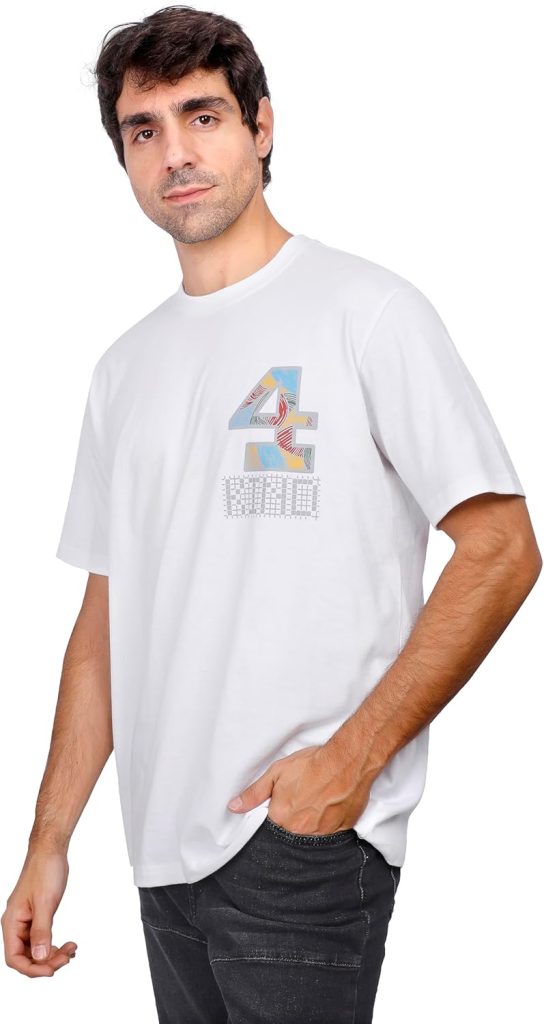 FIRE WOOD Mens print(4KIND) t-shirt Classic