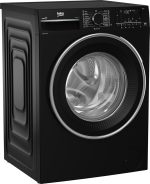 Beko Washer 9 KG 1400 RPM -Digital screen- black-XL Piano black Door Inv.-Steam - Bluetooth - الصورة 2