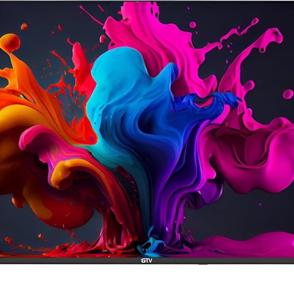 GTV 50 Inch Frameless 4K UHD Smart LED TV, Black - GTV50SAWOR