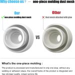 ⁦YUWAKAYI [3 Pairs] Replacement Ear Tips for Airpods Pro & Pro 2nd Gen with Noise Reduction Holes, Silicone Ear Tips with Portable Storage Box & Fit in Charging Case (S/M/L)⁩ - الصورة ⁦4⁩