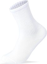⁦Sam Socks Kids Set of 3 Long School Plain Socks White size 26-29 EU⁩ - الصورة ⁦2⁩