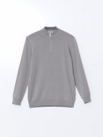 ⁦LC WAIKIKI Men Polo Neck Long Sleeve Knitwear Sweater⁩ - الصورة ⁦2⁩