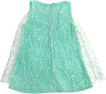 Access Kids Tulle Sleeveless Dress For Girls-Mint Green-9-12Month - الصورة 2
