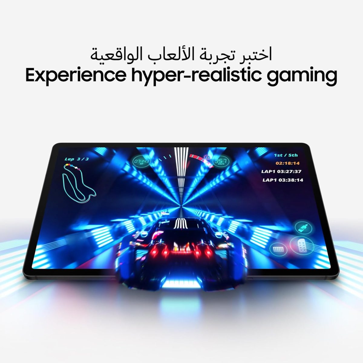 ⁦Samsung Galaxy Tab S9+ 5G Android Tablet, 12.4 inches display, 12GB RAM, 256GB Storage MicroSD Slot, S Pen Included, Graphite-1 Year Warranty/Local Version⁩ - الصورة ⁦5⁩