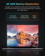 ⁦CHUWI FreeBook 13.5" 2-in-1 Laptop, 16GB LPDDR5 RAM 512GB SSD, Intel N150 (up to 3.6GHz), FHD 2256x1504, SSD 2TB Expansion, Windows 11 Touchscreen Laptops, Keyboard⁩ - الصورة ⁦4⁩