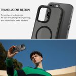 ⁦GaoBao iPhone 13 Pro Max 6.7 Inch Case Compatible with MagSafe, Hybrid Magnetic Case Cover Translucent Matte Back Protection Camera Cover Slim Shockproof Back Anti-Scratch Black⁩ - الصورة ⁦2⁩