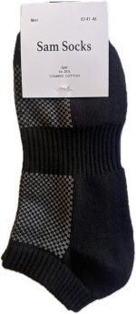 ⁦Sam Socks Set Of 3 Half Terry Ankle Socks Nets⁩ - الصورة ⁦6⁩