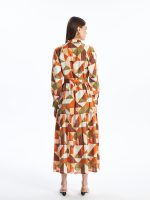 LC WAIKIKI Woman Patterned Long Sleeve Shirt Dress - الصورة 7