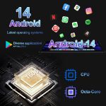 ⁦DMOAO Tablet 2025 11 Inch Tablet Android 14 Tablets with 128GB + 20GB Large Storage, Octa-Core 2.0Ghz, 8000mAh,18W Fast Charging, 5G WiFi, GPS, 5+13MP Camera, Widevine L1, Face Unlock-Black⁩ - الصورة ⁦4⁩