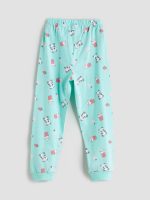 ⁦LC WAIKIKI Girls Crew Neck Printed Pyjama Set⁩ - الصورة ⁦6⁩
