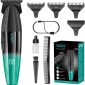 VGR 906 Fresh Fade Professional Hair Trimmer, 9000rpm Zero Gapped Beard Trimmer for Men, DLC T-Blade Cordless Hair Clipper for Barbers and USB Rechargeable, Green