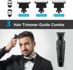 ⁦KEMEI 2299 Trimmer Professional Cordless Hair Clipper for Men Electric Beard Trimmers Barber Hair Cuttings Kit, Zero Gapped T Blade Trimmers for Men, KM-2299⁩ - الصورة ⁦6⁩