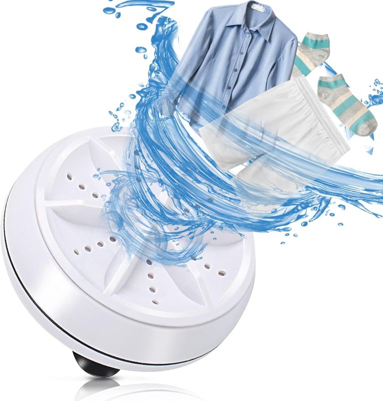 3.54in Portable Washing Machine with Suction Cups,Mini Washing Machine, 3 in 1 Bubble Cleaning USB Ultrasonic Powered Turbo Washing Machine & Sink Dishwasher for Camping, Travelling, Business Trip