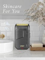 ⁦v-375 Men's Shaver Smoothing Chin Trimmer Rechargeable Pop-up Blade USB Charging Cable Wet and Dry⁩ - الصورة ⁦5⁩