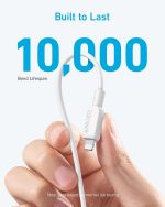 ⁦Anker USB C to Lightning Cable(3FT,White), MFi Certified for iPhone 14 Series, and More(Charger Not Included)⁩ - الصورة ⁦3⁩