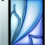 Apple 2024 11-inch iPad Air (M2): Liquid Retina Display, 256GB, 12MP Landscape Front Camera/12MP Back Camera, Wi-Fi 6E + 5G Digital Telephone (eSIM), Touch ID, All Day Battery - Blue