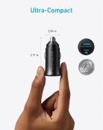 ⁦Anker USB-C Car Charger, 30W 2-Port Type-C Car Adapter, iPhone Car Charger with PowerIQ 3.0, for iPhone 15/14/13/12 Series, Samsung Galaxy S23/S22/S21 Series, iPad Pro, AirPods, and More⁩ - الصورة ⁦3⁩