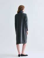 ⁦LC WAIKIKI Women Turtleneck Plain Long Sleeve Oversize Knitwear Dress⁩ - الصورة ⁦8⁩