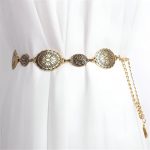 ⁦Waist Belt Elegant Stainless Steel Belt for Women's and Girl's Perfect for Jeans and Modern Styles HighQuality Accessory for Fashion Enthusiasts and Trendsetters⁩ - الصورة ⁦6⁩