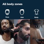 ⁦Philips Norelco Multigroom Series 5000 18 Piece, Beard Face, Hair, Body and Intimate Hair Trimmer for Men – NO Blade Oil MG5910/49⁩ - الصورة ⁦4⁩