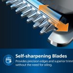 ⁦Philips Beard & Stubble Trimmer/Hair Clipper for Men, Series 5000, 40 Length Settings, Self-Sharpening Metal Blades, UK 3-Pin Plug - BT5502/13⁩ - الصورة ⁦6⁩