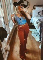 ⁦Waist Belt Elegant Stainless Steel Belt for Women's and Girl's Perfect for Jeans and Modern Styles HighQuality Accessory for Fashion Enthusiasts and Trendsetters⁩ - الصورة ⁦2⁩